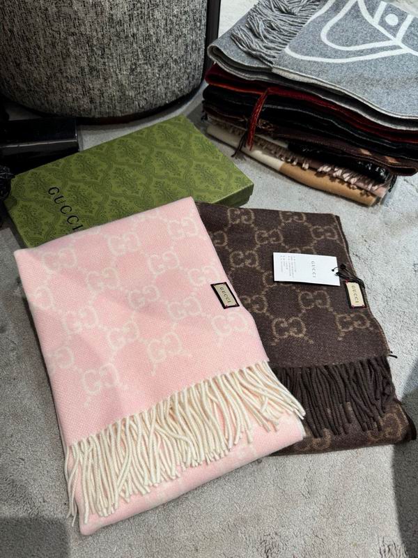 Gucci scarf 47X200cm 100%羊绒 E112820